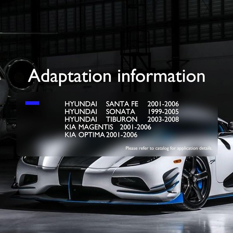 OXCANO 55803 Ignition Spark Plug Wires Set of 6 Compatible with Santa Fe 2001 2002 2003 2004 2005 2006, Sonata 1999 2000 2001 2002 2003 2004 2005, Tiburon 2003-2008, Magentis, Optima - Image 2